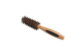 Amazon Com Brush Small Round 100 Wild Boar Bristles Short