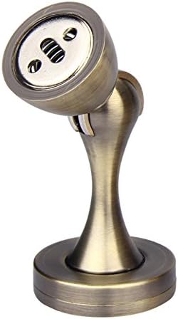 Door Stopper, Leagway Premium Zinc Alloy Magnetic Door Stop Catch, Heavy Duty Home Office Hotel Doorstop Door Holder Hardware Wall Protetor with Catch Stand Screw Kit (Green Bronze)