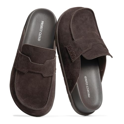 100% Genuine Leather Slip Womens Clogs
