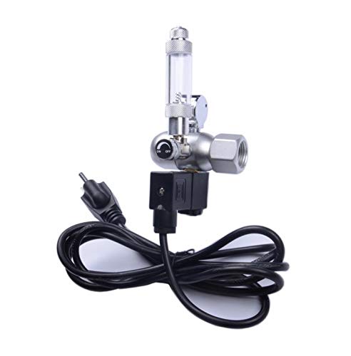MOD Complete MDC99005 CO2 Regulator Aquarium Mini Stainless Steel Dual Gauge Display Bubble Counter and Check Valve w/Solenoid 110V Fits Standard US Tanks - LP150 PSI - HP2000 PSI Accurate - Thumbnail 7