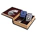 Grimoire Deck Box, Hellbent | Large Wooden Spellbook Style Fabric Lined Deck or Cube Box for MTG, Yugioh, and Other TCG | 1000+ Card Capacity