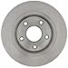 ACDelco Gold 18A2558 Black Hat Rear Disc Brake Rotor