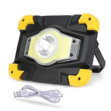 Proyector portátil Led Luz de trabajo LED Recargable de 20W Foco ...