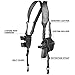 Alien Gear ShapeShift Shoulder Holster (Black Leather) for Concealed or Open Carry - Custom Fit to Your Gun (Select Pistol Size) - Right or Left Hand - Made in The USA