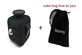 Baonmy Fidget Cube Relieves Stress And Anxiety for Children and Adults (Black)