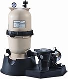 Pentair PNCC0100OF1260 Clean and Clear Aboveground Cartridge Pool and Spa Filter System, 1-1/2 HP