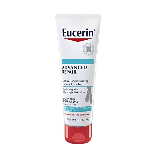 Eucerin Advanced Repair Light Feel Foot Creme, 3 oz (Pack of 4)