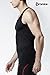 TSLA Men's Athletic Compression Sleeveless Tank Top, Cool Dry Sports Running Basketball Workout Base Layer, Zero Sleeveless Black & Red, Medium