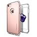 Spigen Hybrid Armor iPhone 7 Case/iPhone 8 Case with Air Cushion Technology and Hybrid Drop Protection for Apple iPhone 7 (2016) / iPhone 8 (2017) - Rose Gold