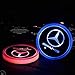 2pcs LED Car Cup Holder Lights for Mercedes Benz AMG, 7 Colors Changing USB Charging Mat Luminescent Cup Pad, LED Interior Atmosphere Lamp
