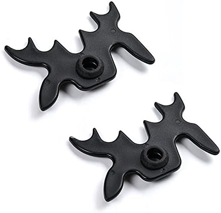 Elemart Slip-On Portable Moosehead Bridge Head - Pool Billard Cue Rest Stick 9 Positions Bridge Head (2 PCS)