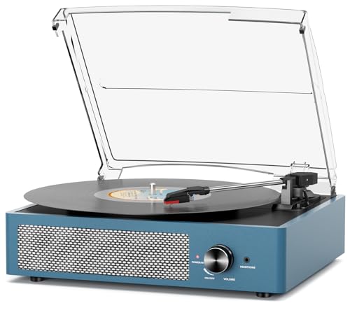 Vinyl Record Player with Bluetooth