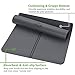 Heathyoga ProGrip Non Slip Yoga Mat with Alignment Lines, Revolutionary Wet-Grip Surface & Eco Friendly Material, Perfect for Hot Yoga and Bikram, Free Carry Bag 72″X26″ (Grey-Black)thumb 3