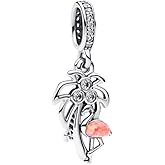 Butterfly summer travel Ocean Lucky charm Travel Tourism Heart I Love Paris London Double Decker Bus Vacation British Flag Tea Cup Charm Bead For Women Teen Enamel .925 Sterling Silver Fit European Bracelet