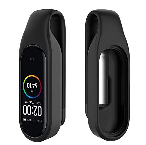NEO+ Clip Holder compatible with Xiaomi Mi Band 3 and Xiaomi Mi Band 4, Straps Replacement (CLIP HOLDER BLACK)