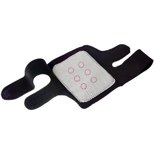 CACT CactusAngui 1 Pair Tourmaline Self Heating Knee Pads Magnetic Therapy Knee Support Belt Knee Massager Black