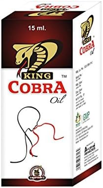 AYURVEDIC Topical Erection Massage Oil | King Cobra Oil | 15 ml x Bottle
