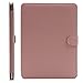 MOSISO Compatible with MacBook Air 13 inch Case A1369 A1466 Older Version 2010-2017 Release, PU Leather Case Portfolio Protective Stand Cover Sleeve, Rose Quartz
