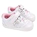 WeiYun Stars Baby Walkers Baby Shoes Sneakers Princess Soft Sole Shoes Toddler Casual Shoes (12Months, Pink)