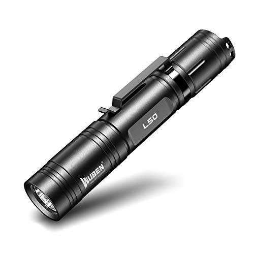 Photo 1 of WUBEN LED Flashlight 1200 Lumens Super Bright Rechargeable Tactical Flash Light Waterproof 5 Modes Handheld Pocket Flashlights for Outdoor Camping Hiking Emergency (with 18650 Battery)