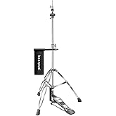 keerpusi Hi-hat Stand with Drum Sticks Holder, Double Braced 3-Leg Adjustable Hi-Hat Cymbal Stand with Smooth Pedal Lightweight (4.5lb)