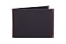 SlimFold Minimalist RFID Wallet - Thin, Durable, and Waterproof Guaranteed - Made in USA - MICRO Size Black with Red Stitching