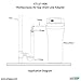 Water Filter/Softener Air Gap with 1/2-inch Barb Connector for Installation on a 1-1/2-inch Standpipe with PVC Trap Adapters.