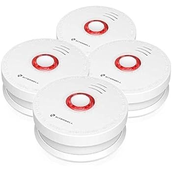 Amazon.com: SITERWELL - Detector fotoeléctrico de humo y ...