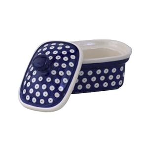 Bunzlauer keramik margarinedose motif 42