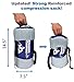 Outdoorsman Lab Mummy Sleeping Bag- 29F Ultralight for Backpacking, Camping, Hiking, Travel- 3 Season Lightweight Compact Bag with Compression Sack