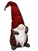 Airlab Gnome Christmas Decorations Plush Thanksgiving Decor Swedish Scandinavian Handmade Presents Christmas Ornament Tomte, 19 Inches Tall, Felix The Red