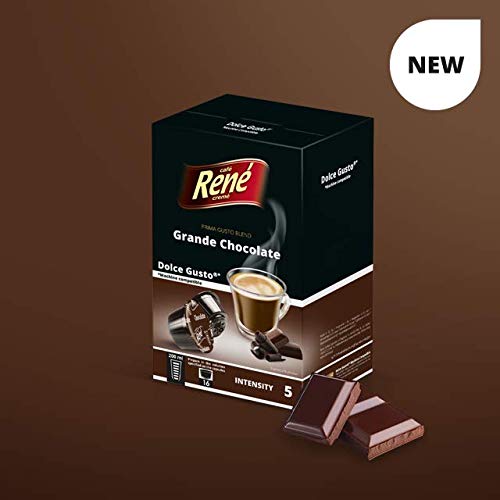 Cafe Rene - Rene Grande Pack - 16 x Dolce Gusto Kompatible Kaffeepads (6 Stück) – Bild 4