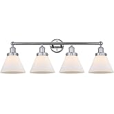Innovations Lighting Cone - 4 Light Bath Vanity in Industrial Style-11.5 Inches Tall and 34.75 Inches Wide-Polished Chrome Fi