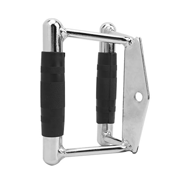 DAUERHAFT-Steel-Multifunction-Workout-Tricep-V-Shaped-Press-Down-Bar-Easy-to-Usefor-Seated-Rowing-Exercises DAUERHAFT V-Shaped Pressure Bar, Steel V-Shaped Multifunction Handle, V-Shaped Pressure Bar for Triceps Rowing Machine…