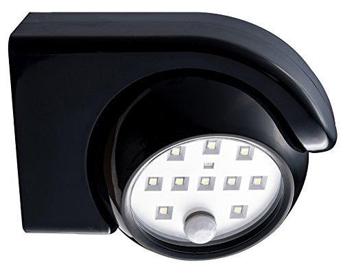 Hoont Bright LED Indoor/Outdoor Battery Powered Wall Light Fixture with Motion Detection - Auto On/Off