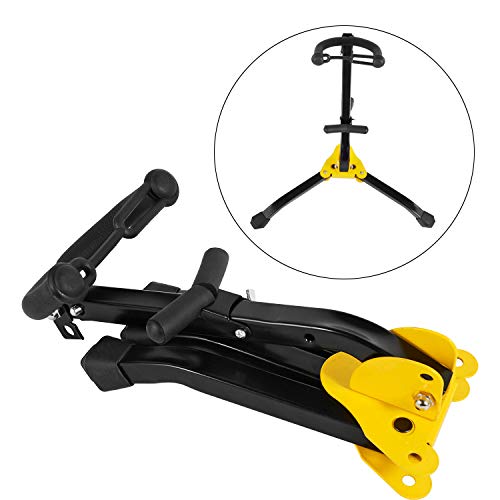 Alto/Tenor Sax Stand - Foldable(12") & Adjustable - Triangle Base Design by KUWAN - Thumbnail 2