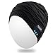 Qshell Mens Womens Outdoor Bluetooth Music Beanie Hat with Stereo Speaker Headphones Microphone Hands Free and Rechargeable Battery for Cell Phones, iPhone, iPad, Tablets, Android Cellphones