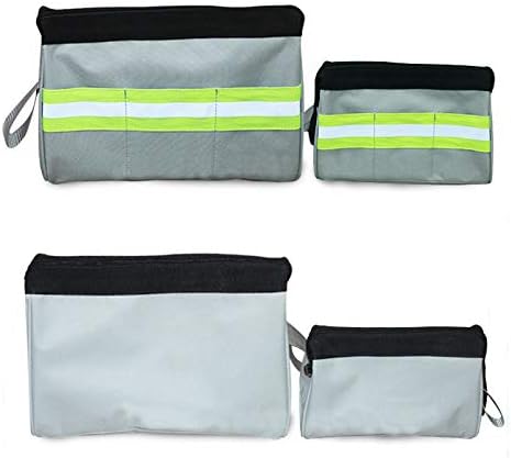 QuTess Tool Bags Gardening Tote Bag Outdoor Multi Pocket Garden Tool Kit Holder Bag Compact Hand Tool Gardeners Storage Bag Tote Organizer Garden Tote Multifunction Oxford Canvas Waterproof Toolkit