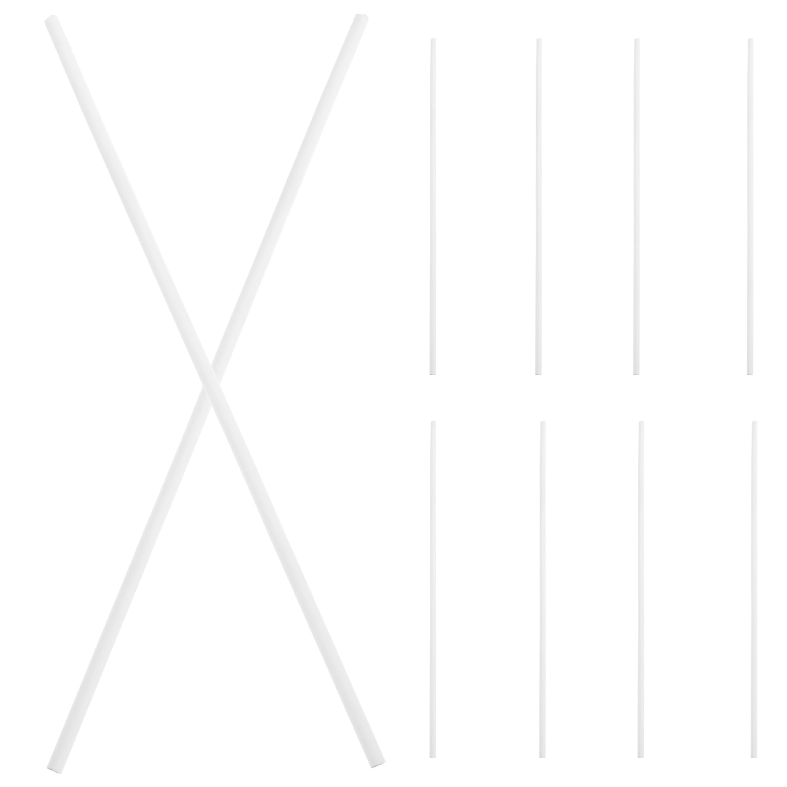 NUOBESTY 10Pcs Kiln Hanging Rods 3.94In Heat Resistant Aluminum Oxide Burning Sticks for Ceramic Jewelry Pottery with Strong Bearing Capacity and Ergonomic Design