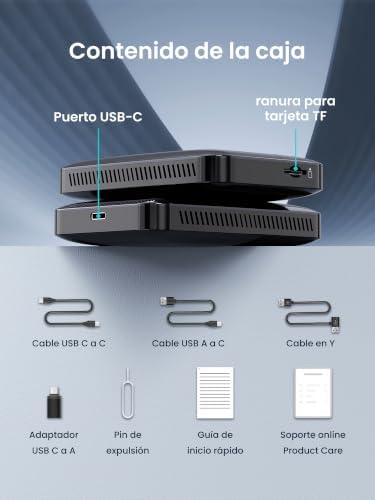 Adaptador CarPlay Inalámbrico Android Auto, AI Box CarPlay Video 3 en 1 para Cable OEM CP/AA, 4G+32G, Doble WiFi y Concentrador Bluetooth IoT, para Netflix/Youtube/TikTok, DriveChat AI Voice, CB4B