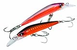 Yo-Zuri Sashimi 3D Magnum Sinking Lure, Chameleon Orange Black, 7-Inch