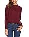 SummerRio Women's Long Sleeve Collared Pleated Solid Chiffon Blouse Top Shirts