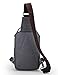 Muzee Sling Bag Chest Shoulder Gym Backpack Sack Satchel Outdoor Crossbody Bag (New grey)