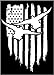American flag Duck Drake Hunting Decoy Teal vinyl die cut sticker decal Pledge of Allegiance (5