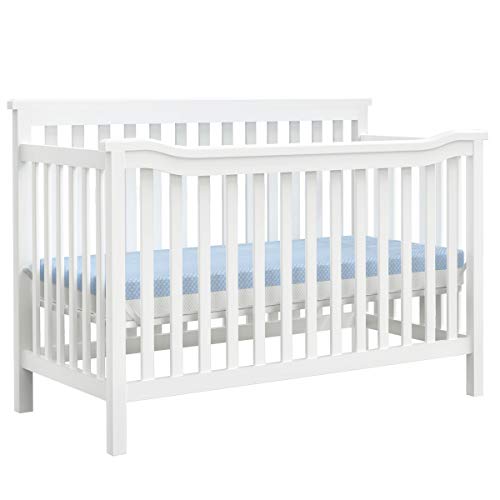 Dourxi 3in1 Convertible Crib, Toddler Bed with 3 Adjustable Mattress Height, Made of Real Eco