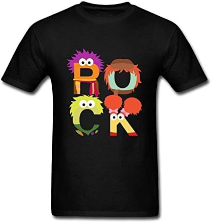 Feixia Men's Fraggle Rock DIY Cotton Short Sleeve T Shirt
