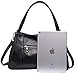 HESHE Leather Purses for Women Tote Top Handle Bags Shoulder Handbags Designer Office Ladies Purse Cross Body Bag