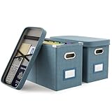 Oterri File Organizer Box with Lid, Hanging Filing