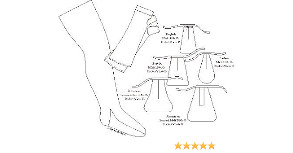 18th century stockings pattern Clearance