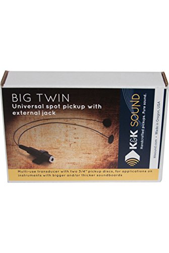 K&K Sound Big Twin External Guitar/Instrument Pickup/Jack